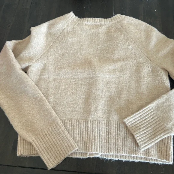 Free People School Girl Cardigan in Pearl Melange - Picture 9 of 10